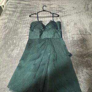 Adrianna Papell Teal Mini Dress